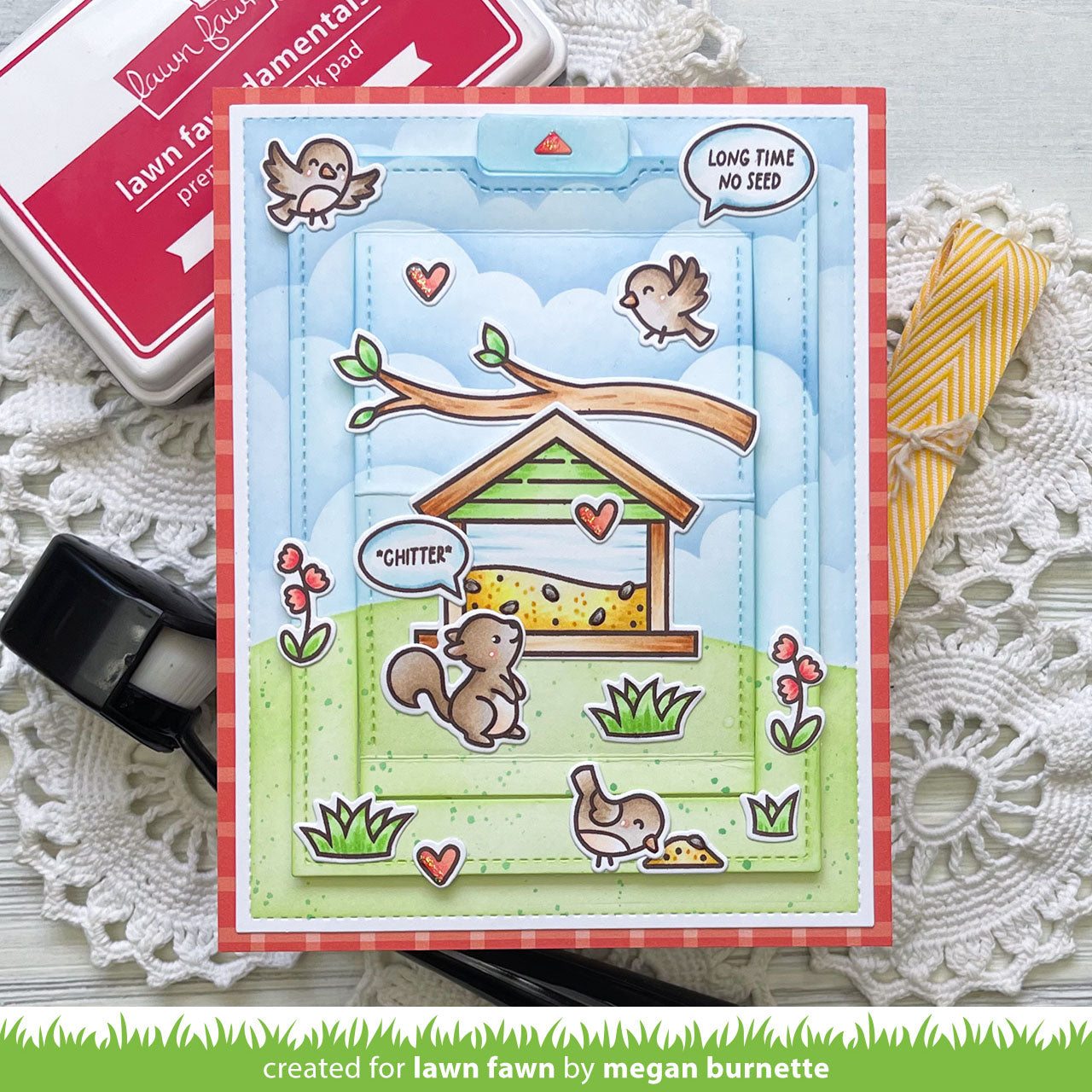 backyard bird feeder add-on