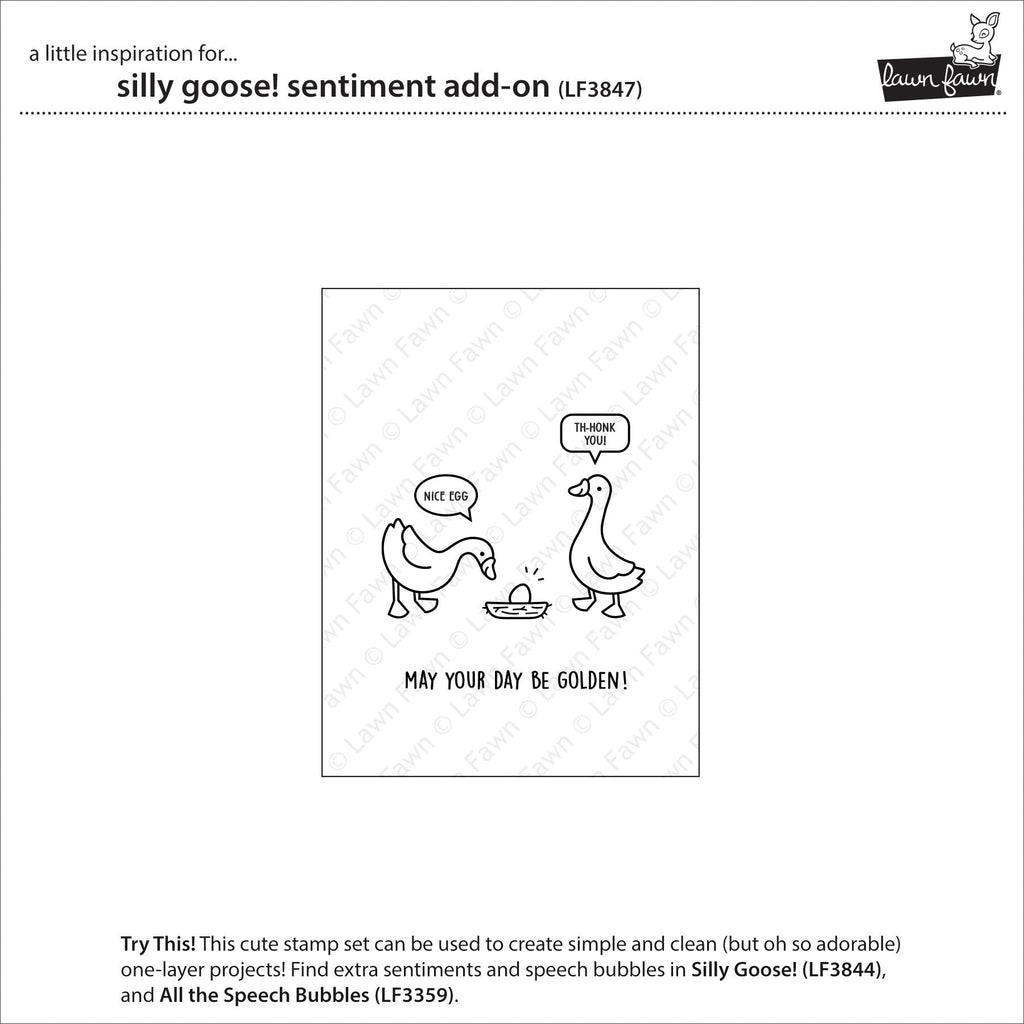 silly goose! sentiment add-on