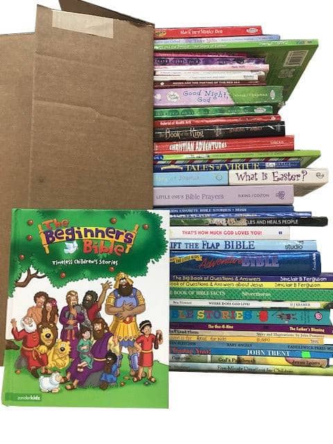 Kids Christian Family - Surprise Book Box (70 books)
